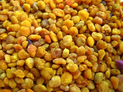 Pollen yellow pollen balls