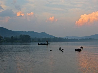 Boat fishing photo