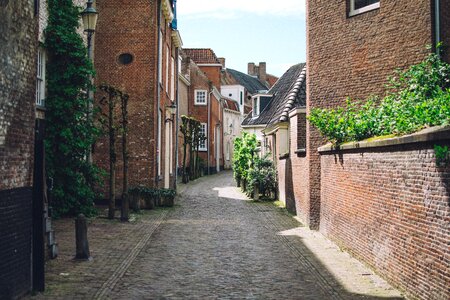 Lane alley cobblestones