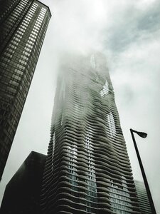 Contemporary skyscraper high photo
