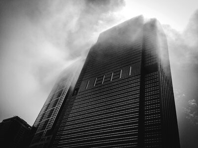 Contemporary skyscraper high photo