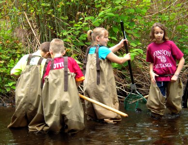 Photo of the Week - Students filling their nets