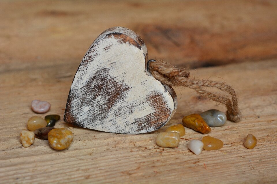 Stones wood decoration