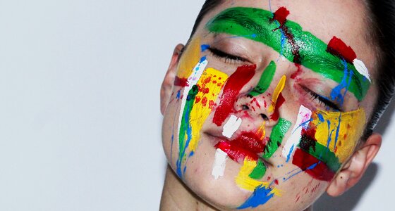 Body art portrait dreams