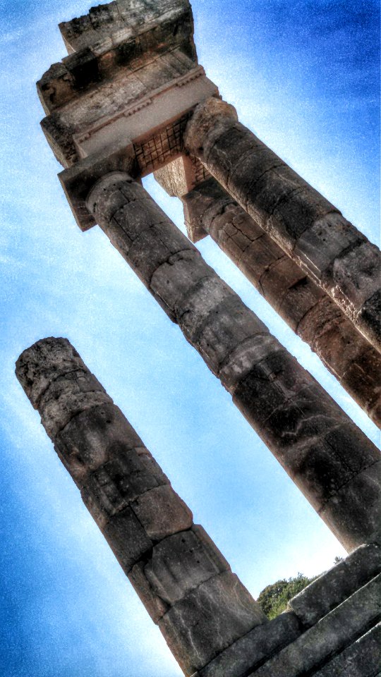 The Temple of Apollo, Acropolis of Ancient Rhodes, Rhodes, Greece