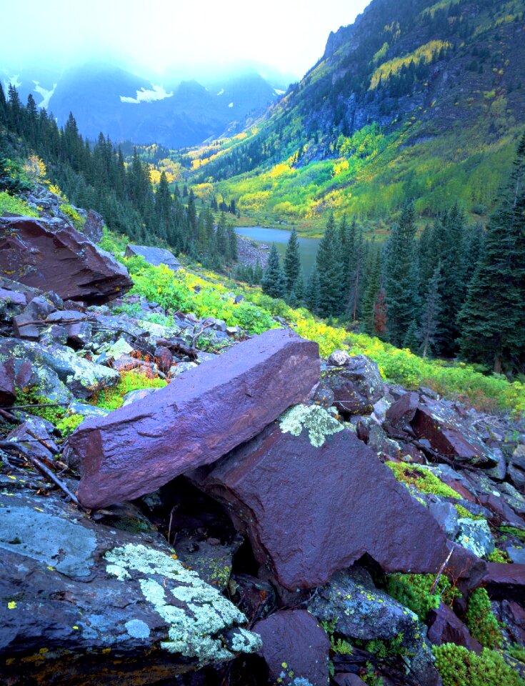 Autumn rocky mountains
