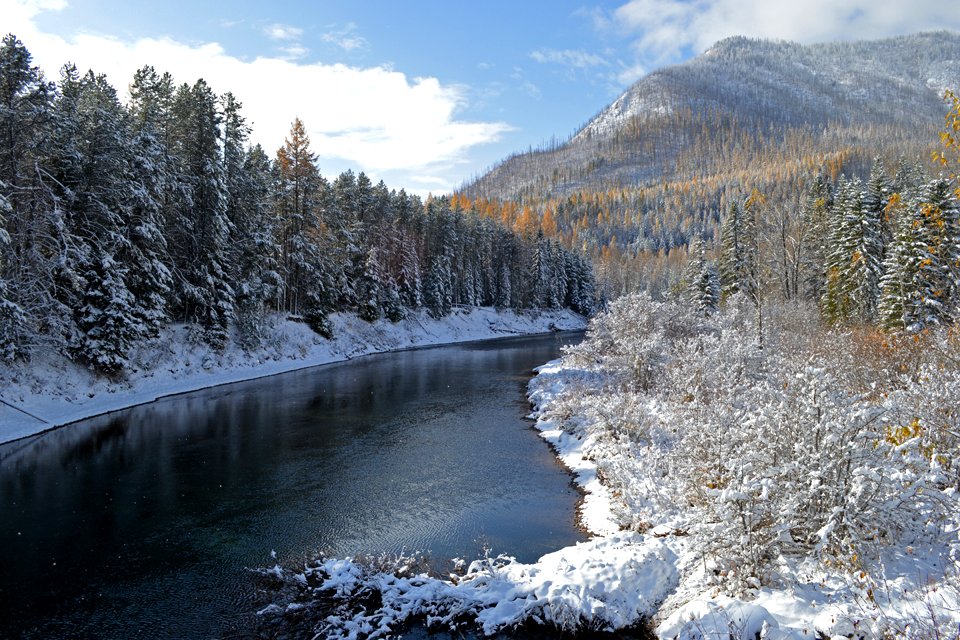 Lower McDonald Creek - Apgar Mountain