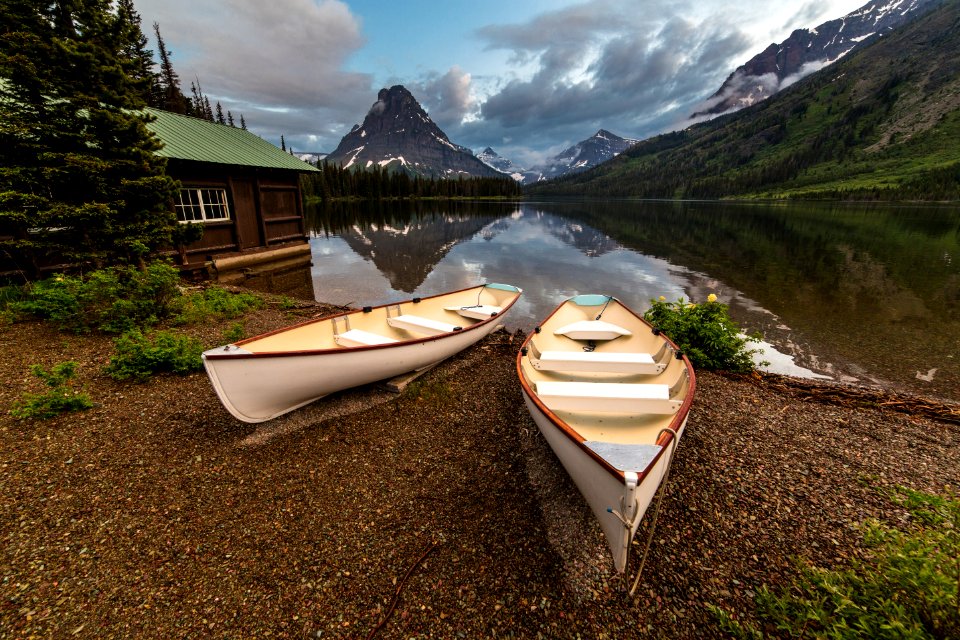 Calm Evening at Two Medicine Lake