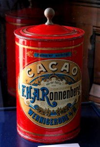 Cacao Büchse der Firma F.H.A. Ronnenberg / Wernigerode photo