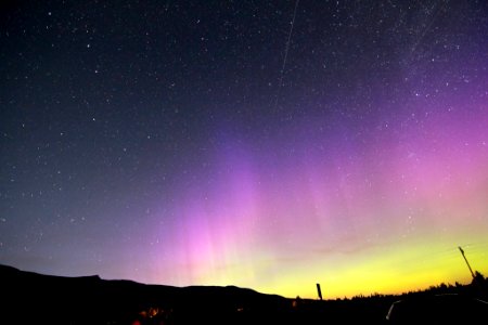 Northern Lights over St. Mary photo