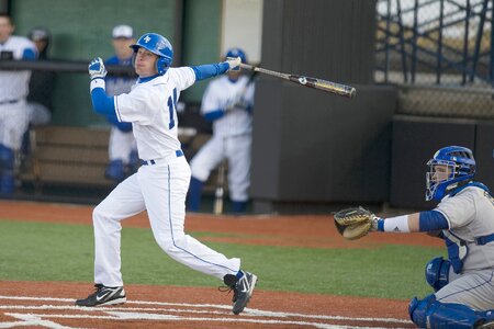 Players catcher bat
