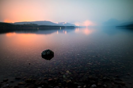 Warm Reflections of the 2018 Howe Ridge Fire
