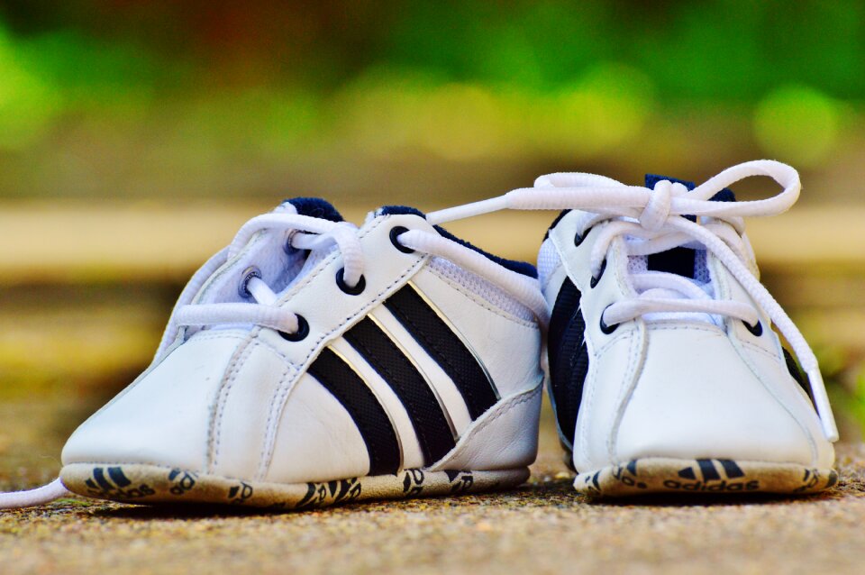 Adidas baby shoes photo