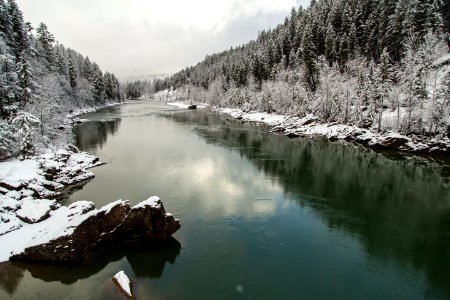 Winter Morning on the Middle Fork Looking Downstream 3.15.16