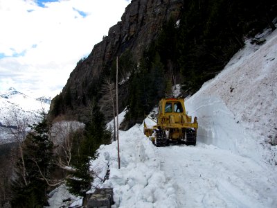 4-21-2020 - Plowing Going-to-the-Sun Road