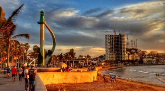 Fishermen's Monument at Sunset photo