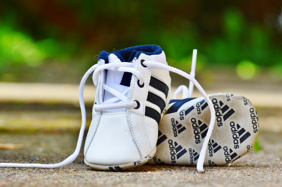 Adidas baby shoes photo