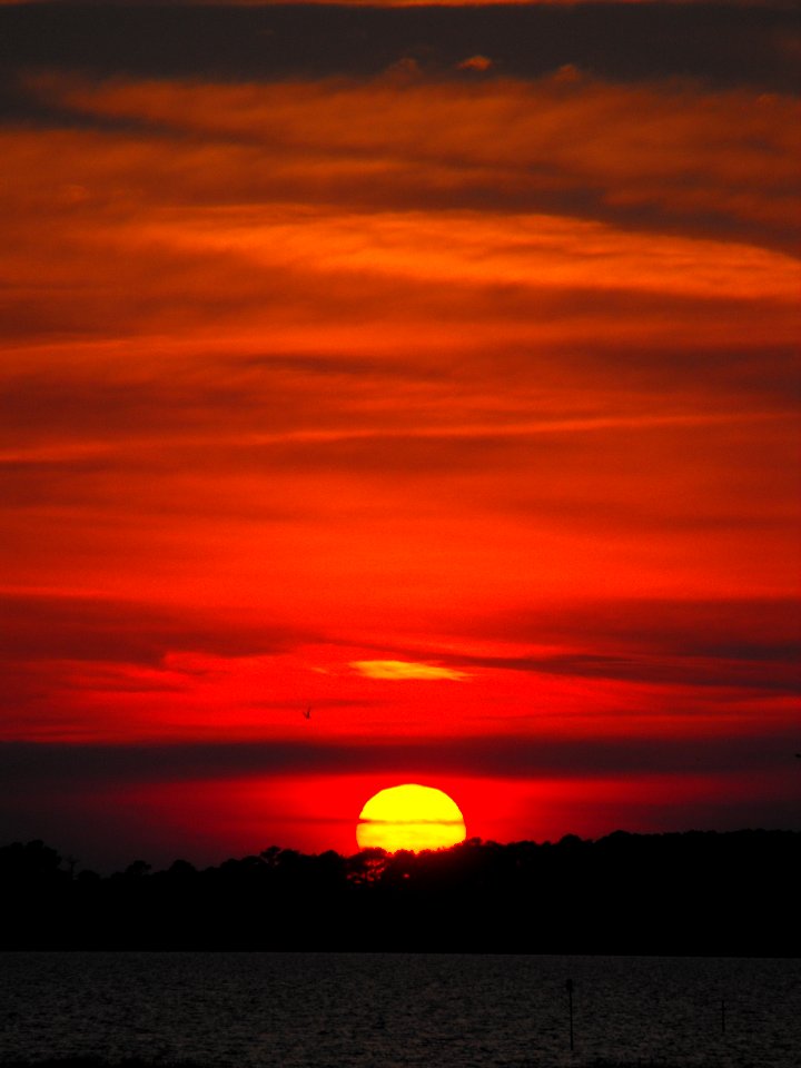 Sunset over Tom's Cove