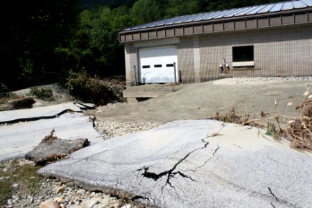 White River National Fish Hatchery facilities and roads were damaged