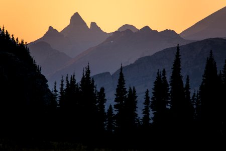 Stony Indian Peaks Sunset photo