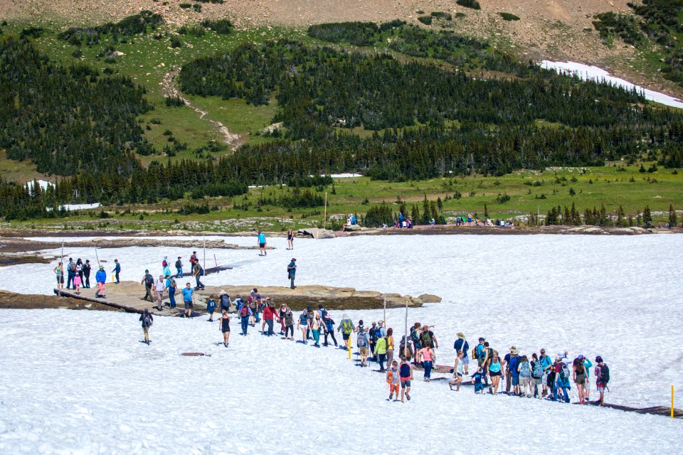 Early Season at Logan Pass photo