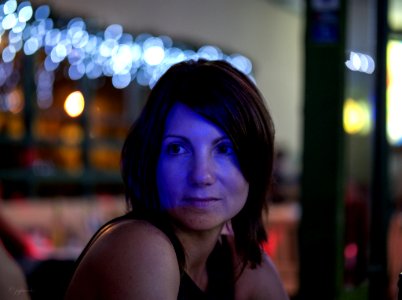 Interesting Faces series, beautiful in blue
