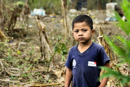 Child poor look