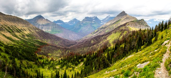 2015 Thompson Fire from Cutbank Pass