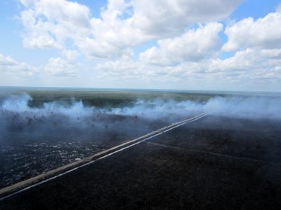 Smoke front Lateral West Fire