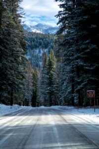 Road to Headquarterswith Sign