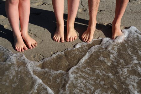 Feet family vacations photo