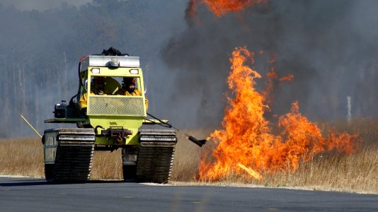 Prescribed burn at Blackwater National Wildlife Refuge photo