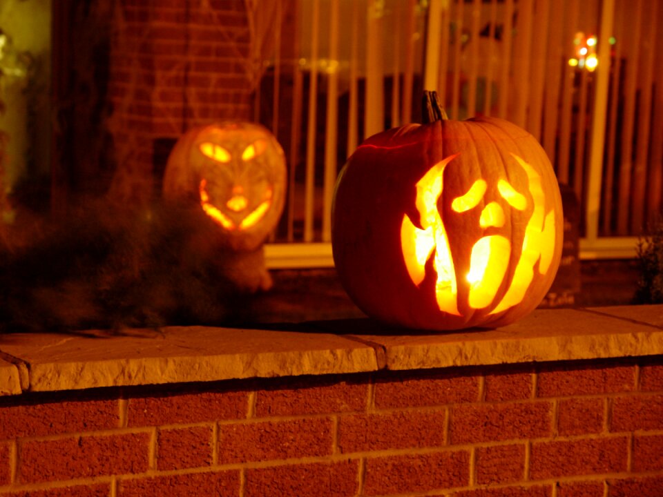 Pumpkin spooky october photo