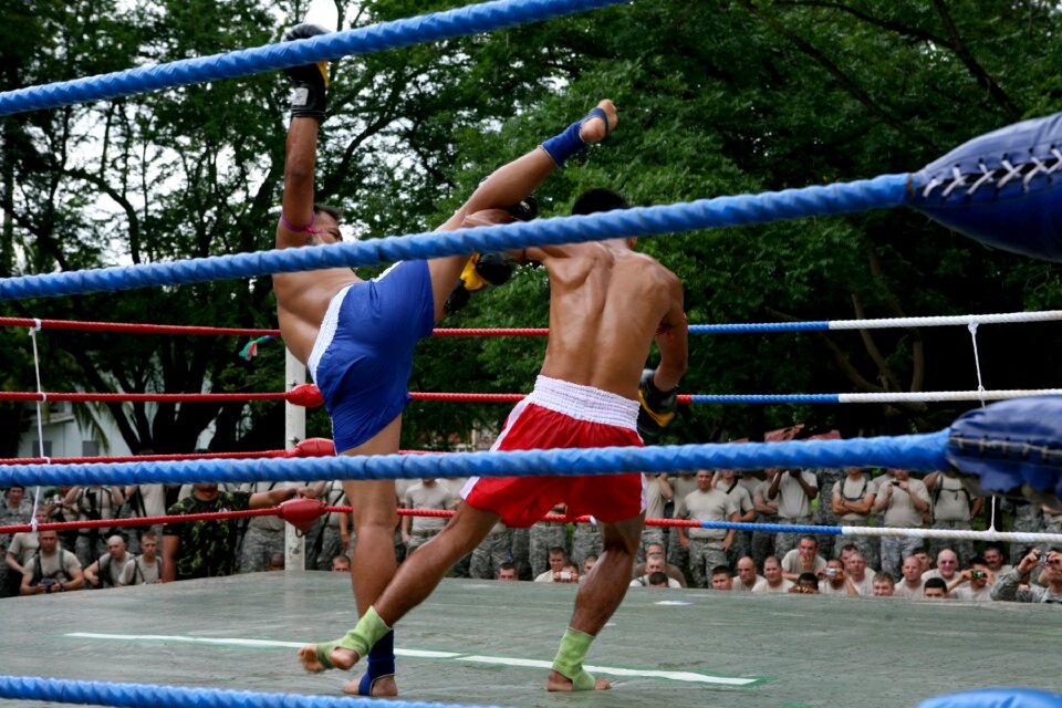 Athletic fighters ring
