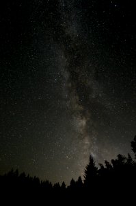 Milky Way over West Glacier photo