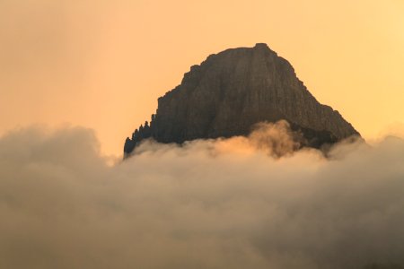 Clements Mountain Over the Clouds photo