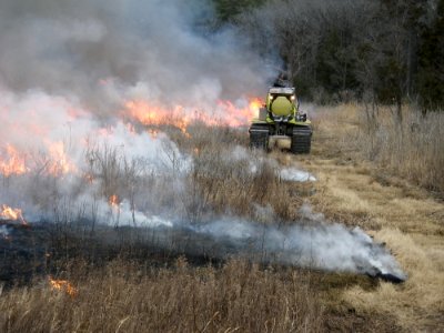 Specialized equipment helps do controlled burn