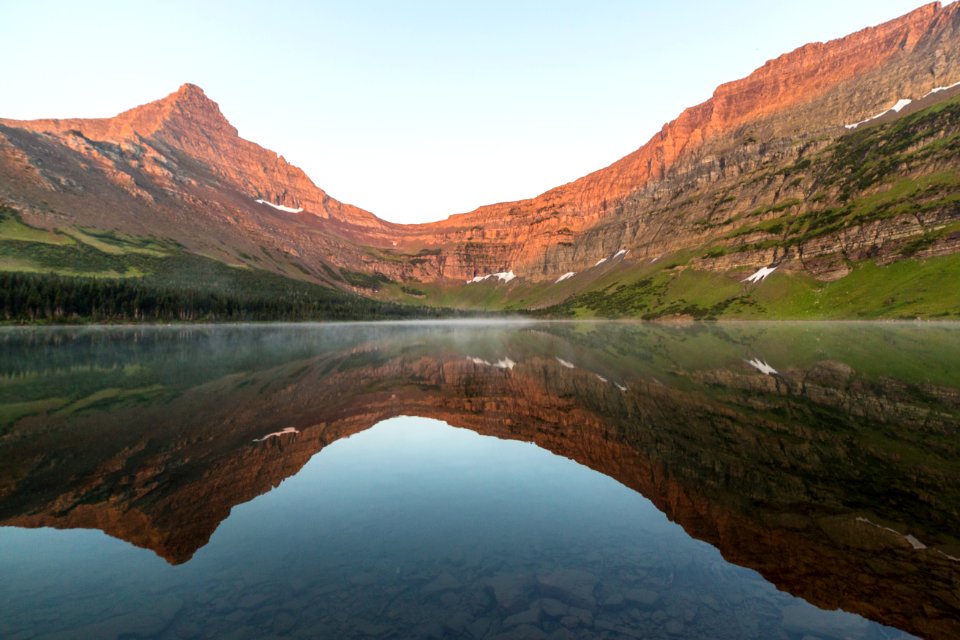 Sunrise Reflections at Oldman Lake