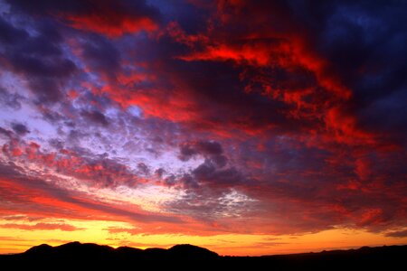 Desert storm cloud photo