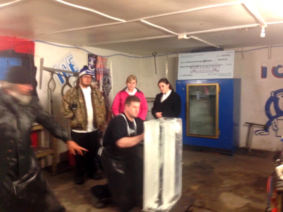 Ice carving!