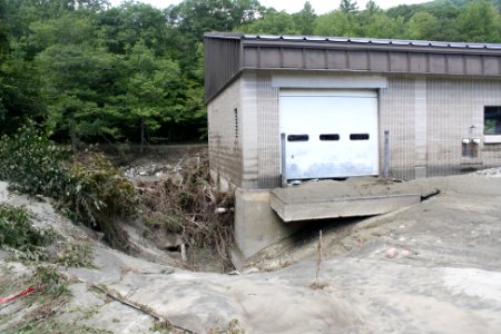 White River National Fish Hatchery facilities and roads were damaged photo