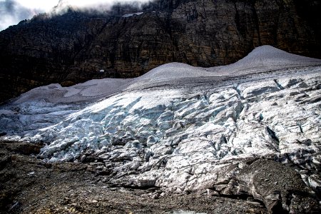 Crevassed Sexton Glacier photo