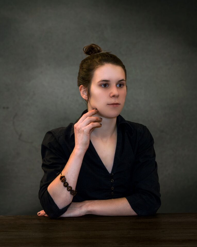 Portrait looking young