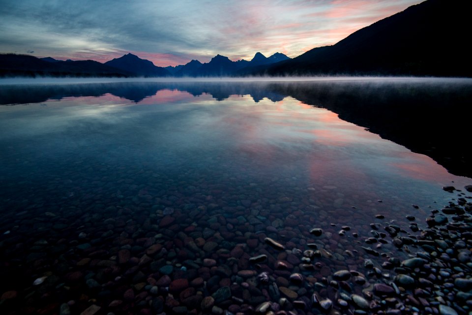Lake McDonald- Thin White Line