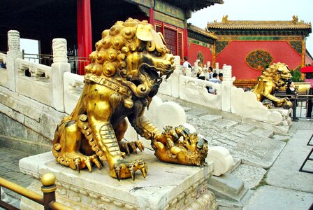 Beijing statue lion