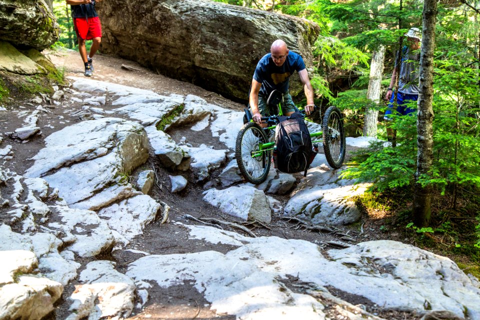 Avalanche Lake Hike with Off-road Wheelchair 01