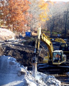 Norton Mill Dam removal in Colchester, CT photo