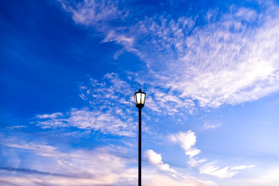 Street light lantern photo