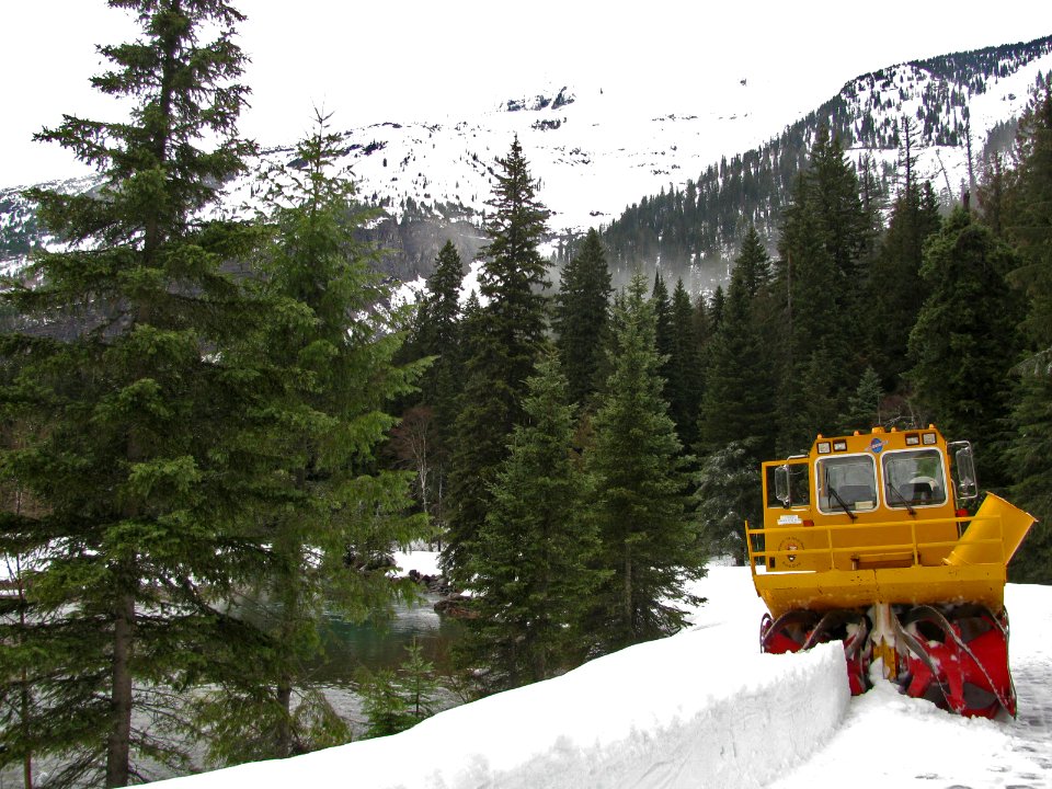 Going-to-the-Sun Road Plowing, April 7, 2017