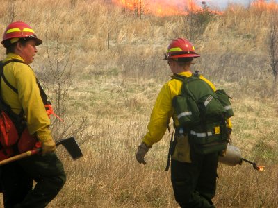 Firing controlled burn photo